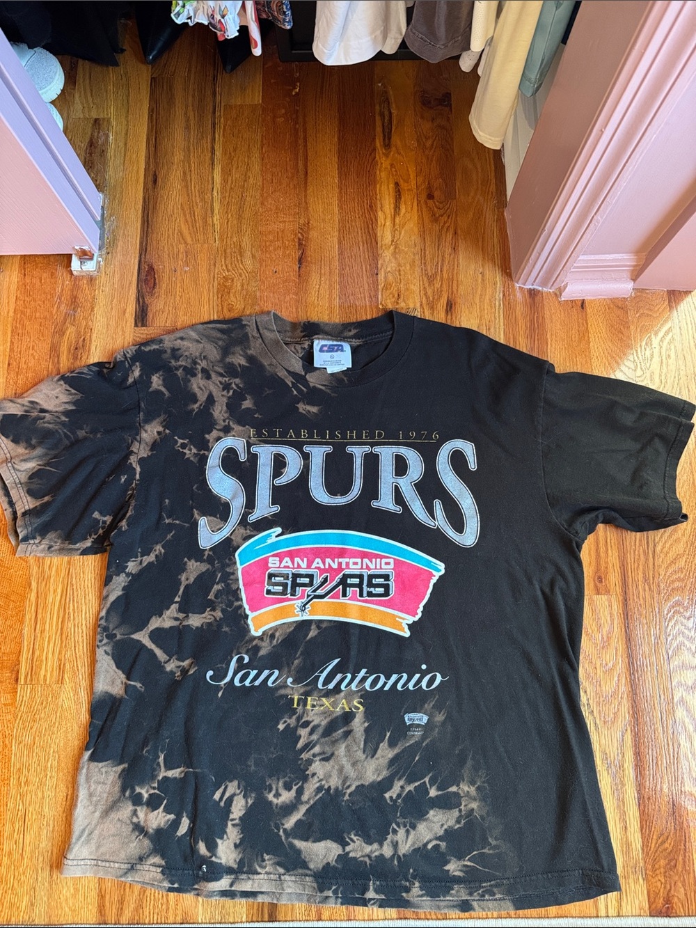 Tie- Dye Spurs T-shirt size XL